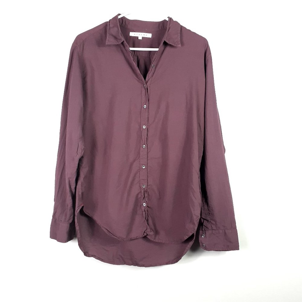 XiRENA Button-Down Shirt in Plum